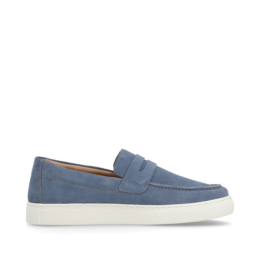 zapatos azules sin cordones para hombre rieker sport u0703-14