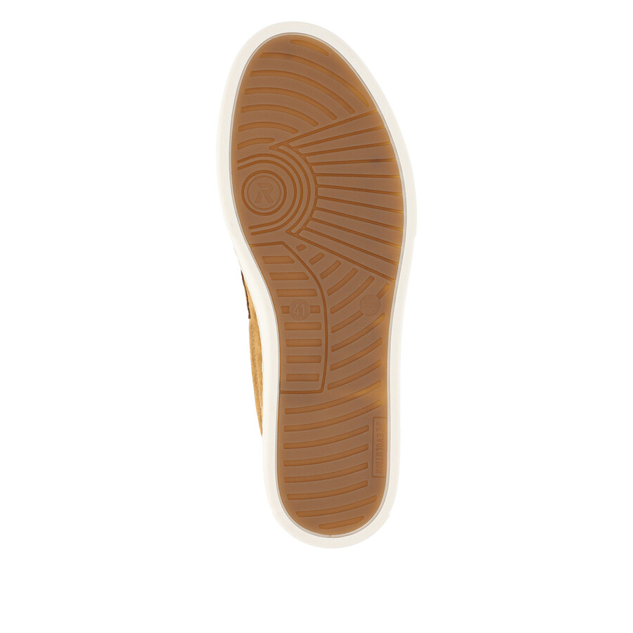 zapatos marrones sin cordones para hombre rieker sport u0703-22