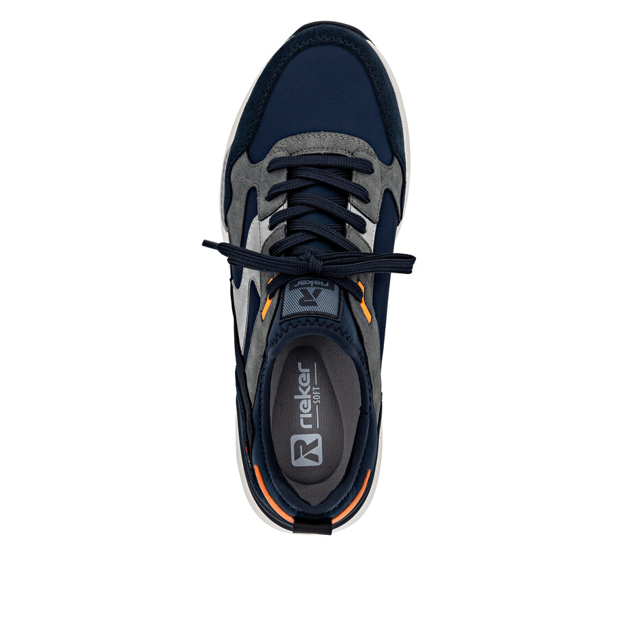 zapatillas deportivas azules para hombre rieker sport u1403-15