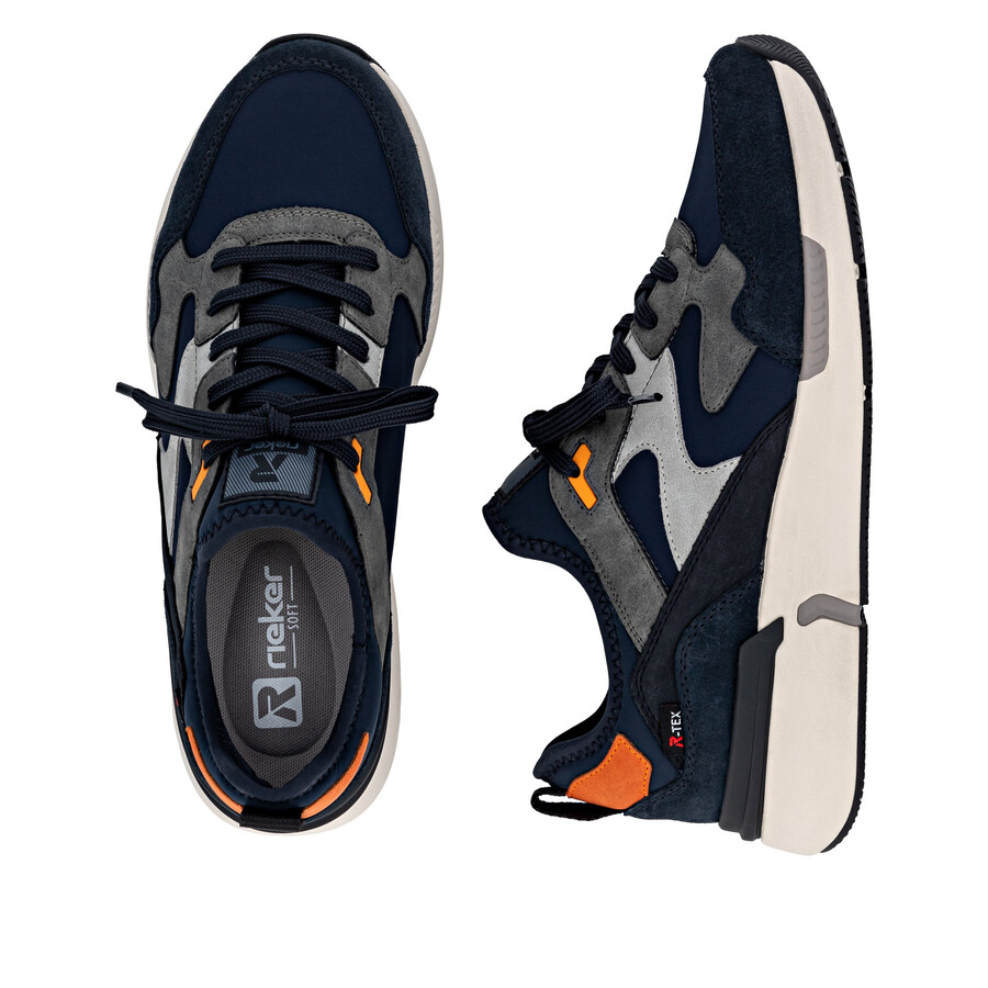 zapatillas deportivas azules para hombre rieker sport u1403-15
