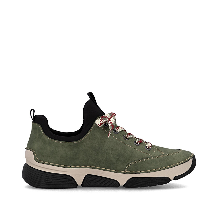 zapatos elásticos verdes para mujer rieker 45973-54