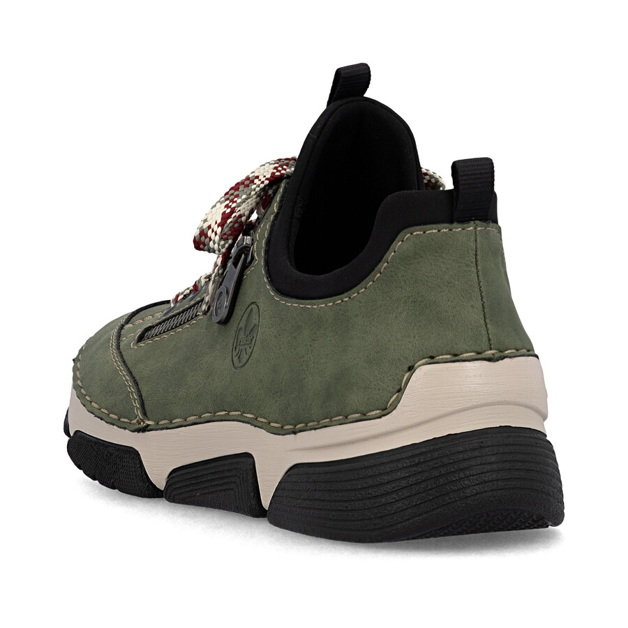 zapatos elásticos verdes para mujer rieker 45973-54