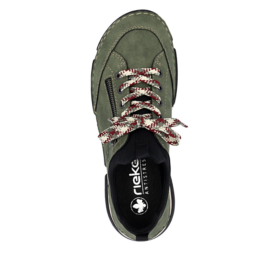 zapatos elásticos verdes para mujer rieker 45973-54
