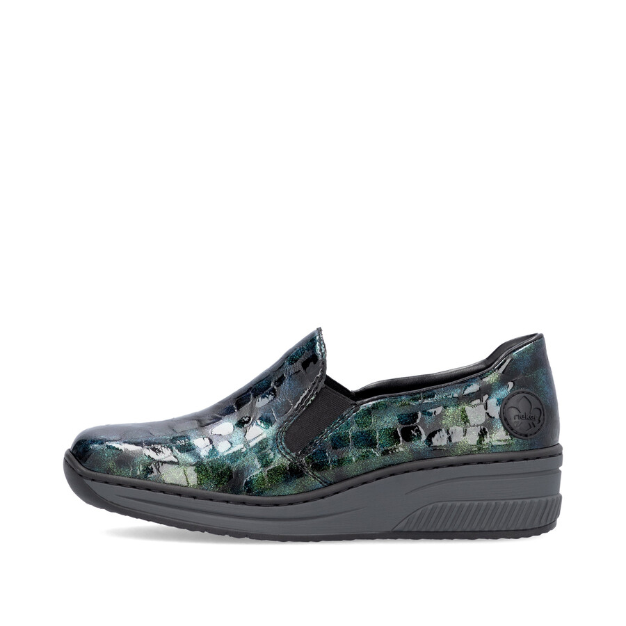 zapatos multielásticos para mujer rieker 48752-92
