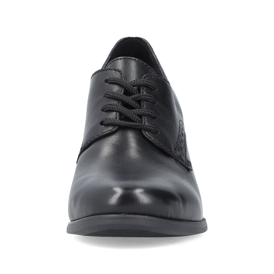 zapatos negros con elástico para mujer rieker 50100-01