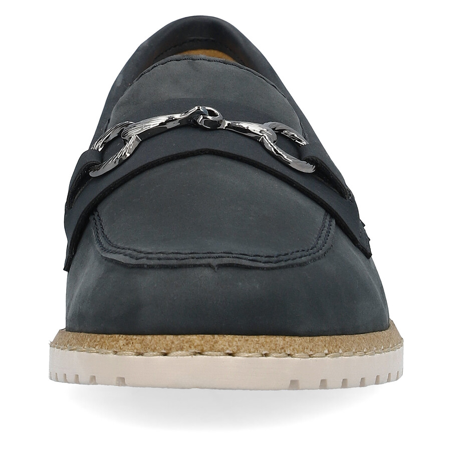 zapatos elásticos azules para mujer rieker 51860-14