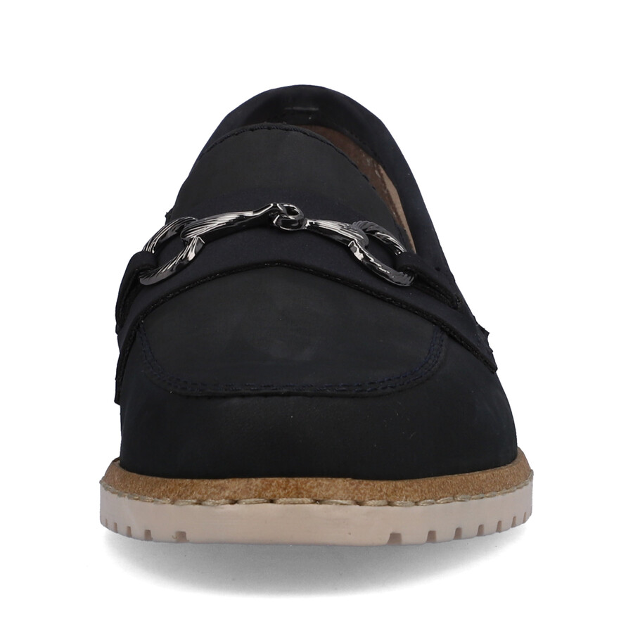 zapatos elásticos azules para mujer rieker 51860-14