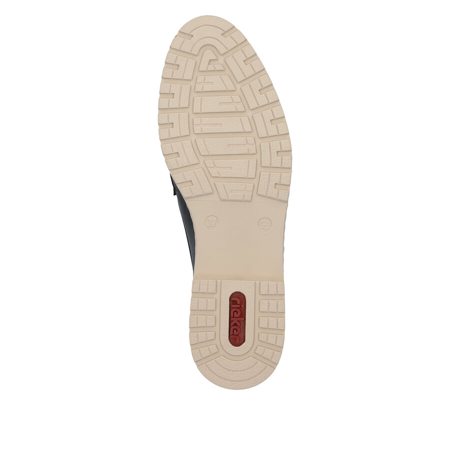 zapatos elásticos azules para mujer rieker 51860-14