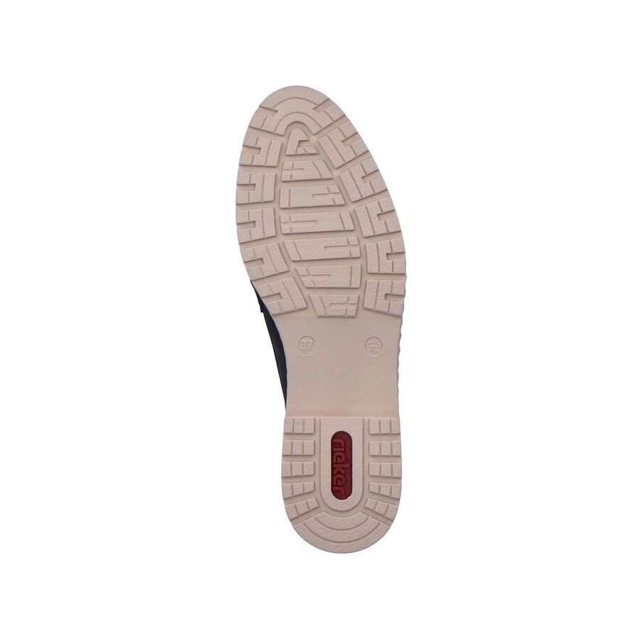zapatos elásticos azules para mujer rieker 51860-14