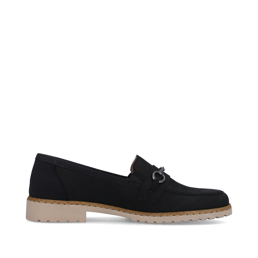 zapatos elásticos azules para mujer rieker 51860-14