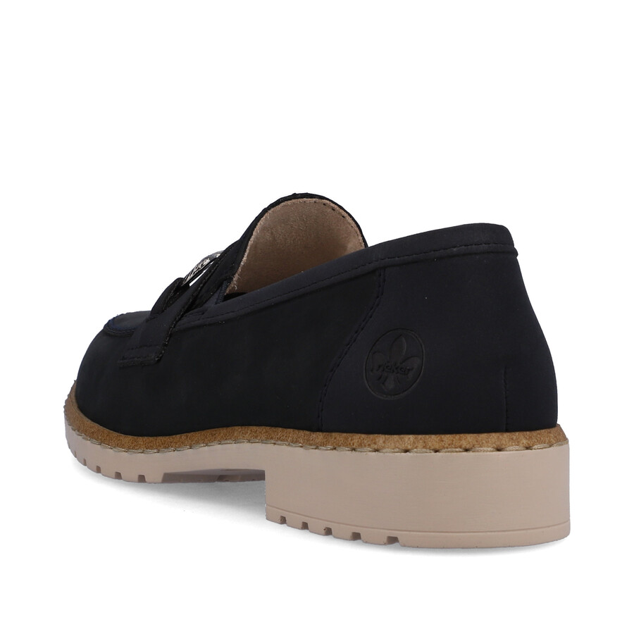 zapatos elásticos azules para mujer rieker 51860-14