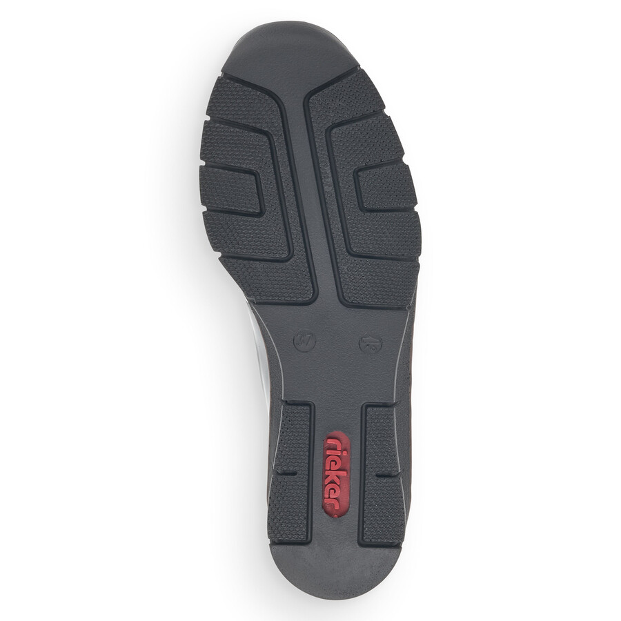 zapatos negros con elástico para mujer rieker 53751-00