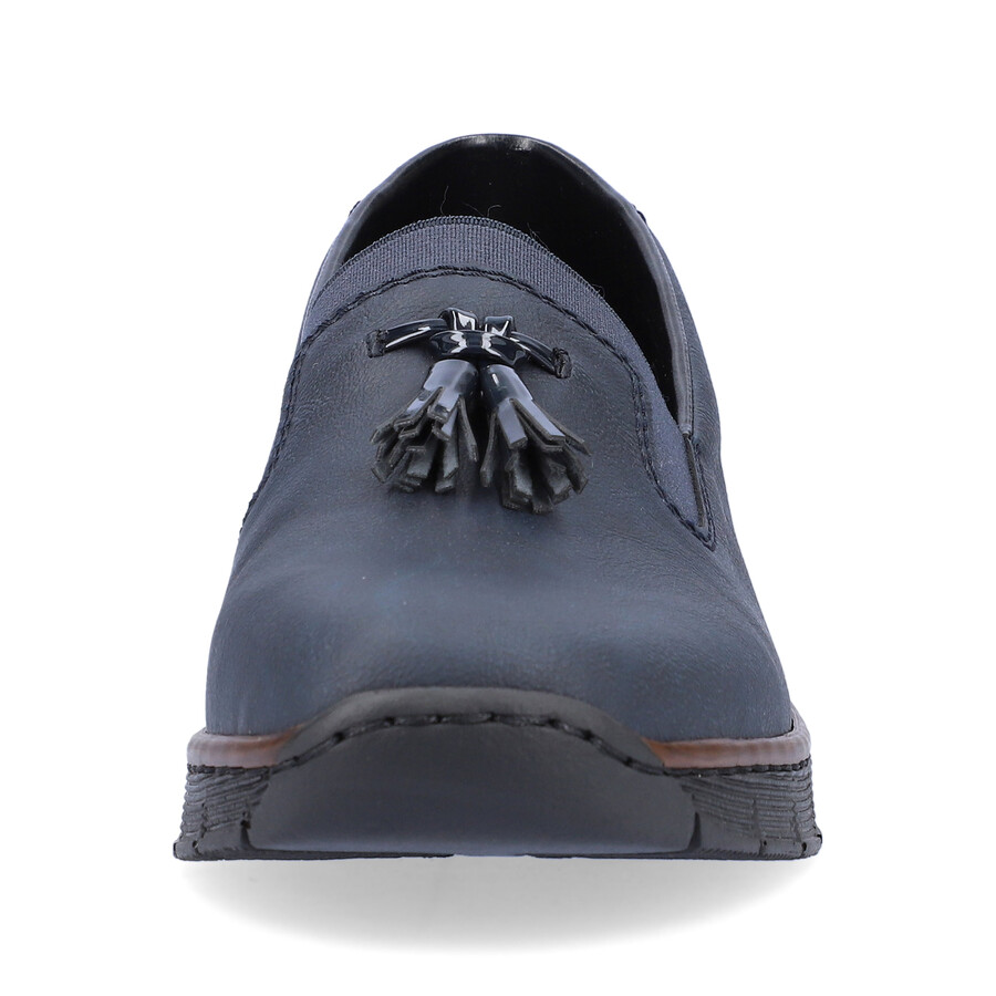 zapatos elásticos azules para mujer rieker 53751-14