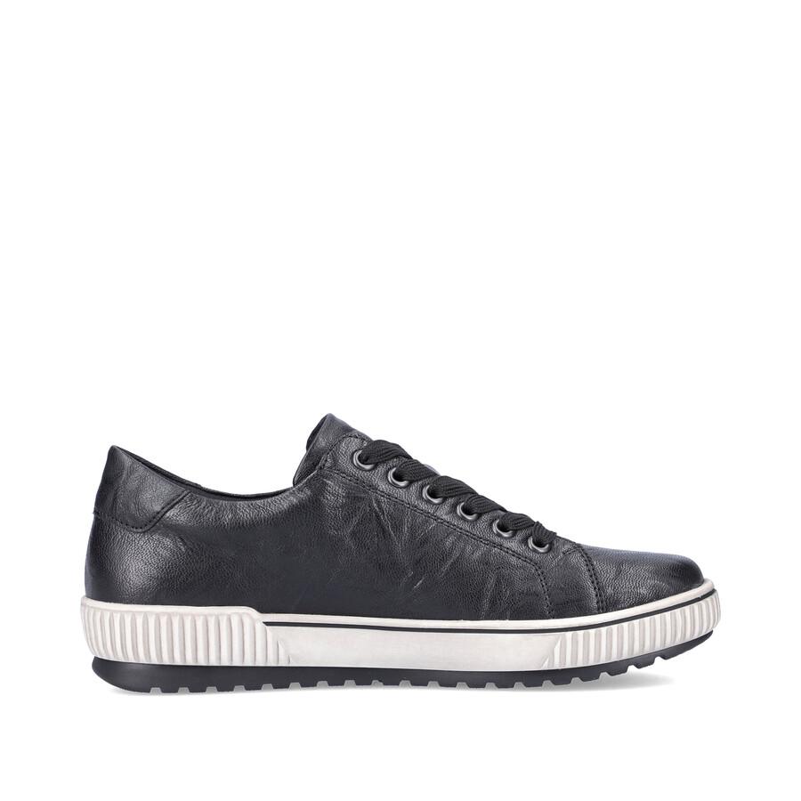 zapatos negros con cremallera para mujer remonte d0700-00