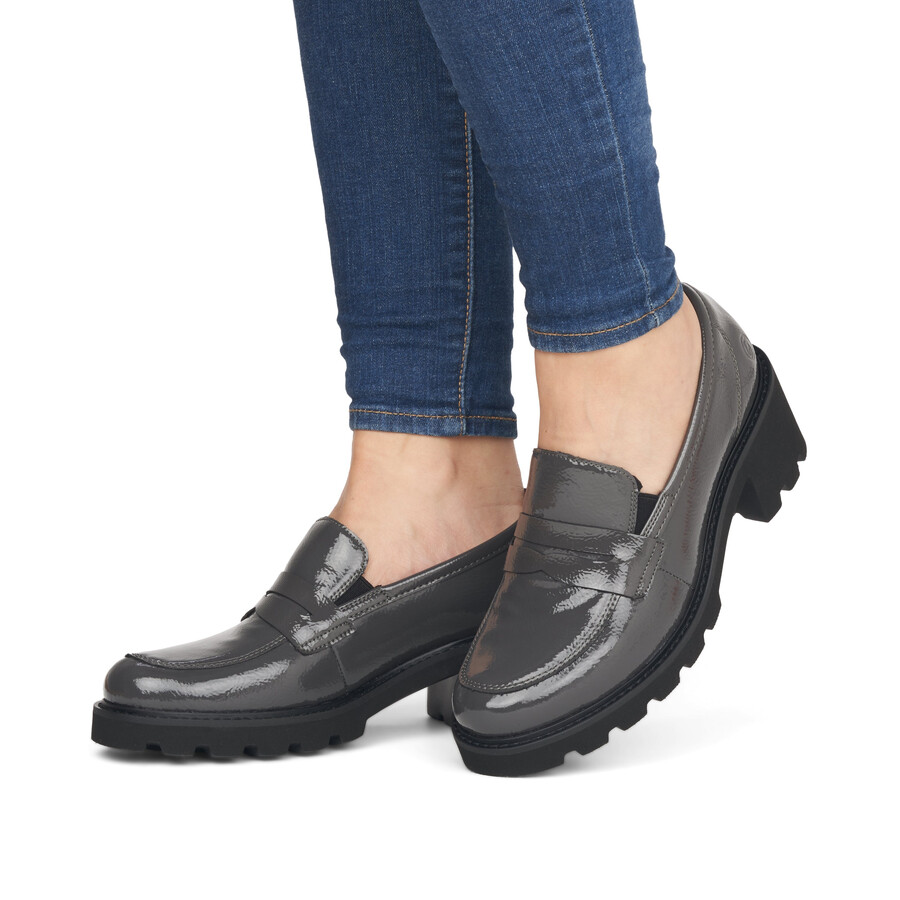 zapatos elásticos grises para mujer remonte d0a00-45