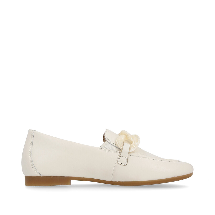 zapatos blancos con elástico para mujer remonte d0k00-80
