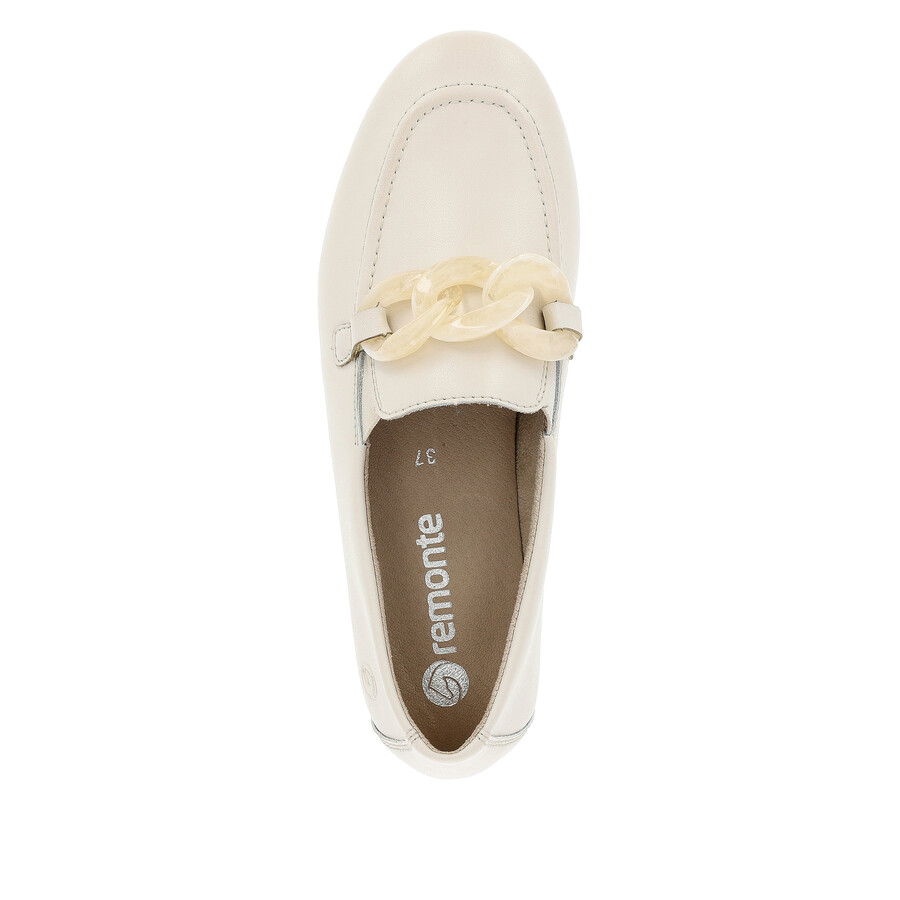 zapatos blancos con elástico para mujer remonte d0k00-80