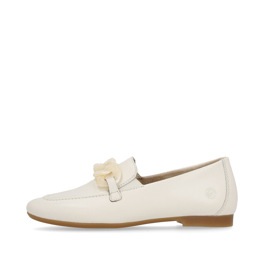 zapatos blancos con elástico para mujer remonte d0k00-80