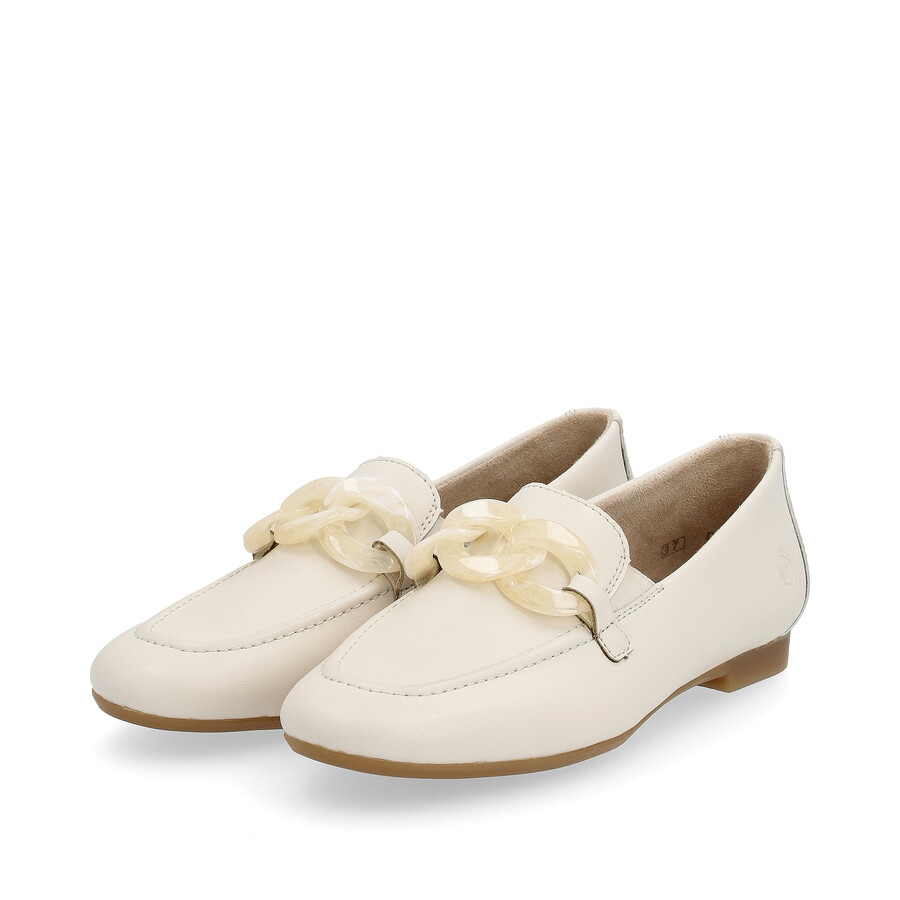 zapatos blancos con elástico para mujer remonte d0k00-80
