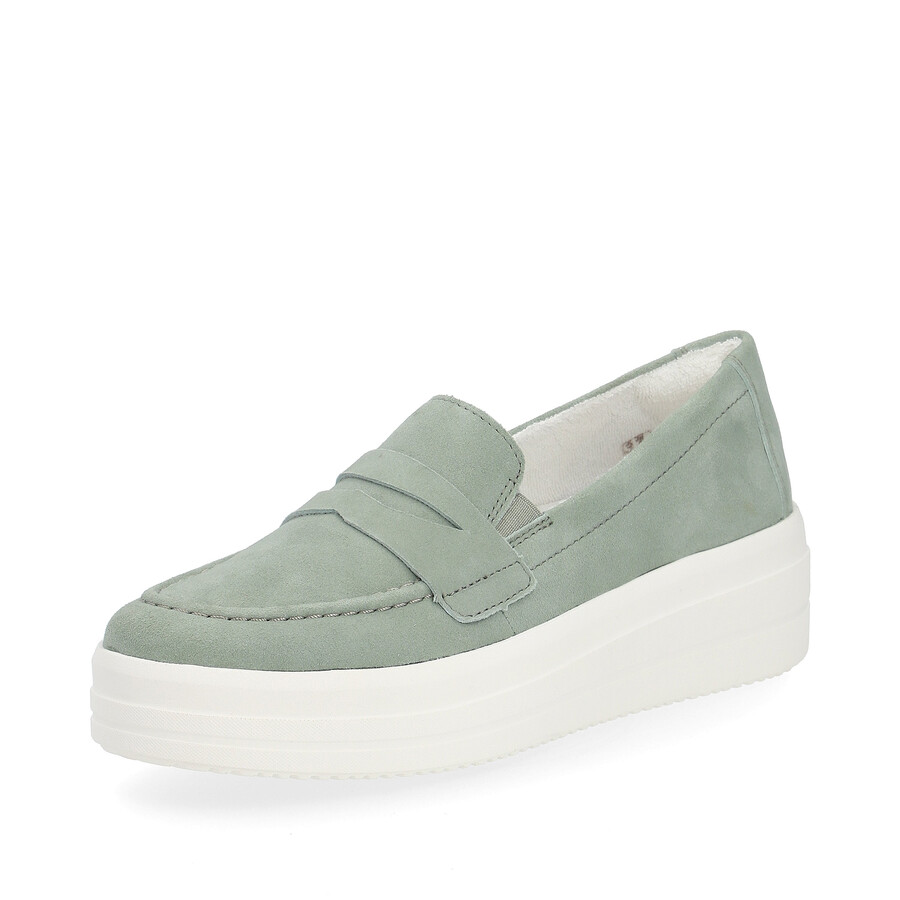 zapatos elásticos verdes para mujer remonte d1c05-52