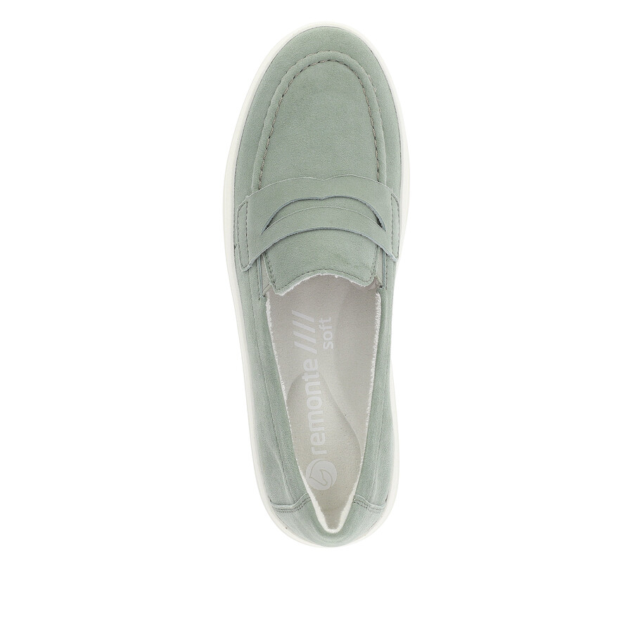 zapatos elásticos verdes para mujer remonte d1c05-52