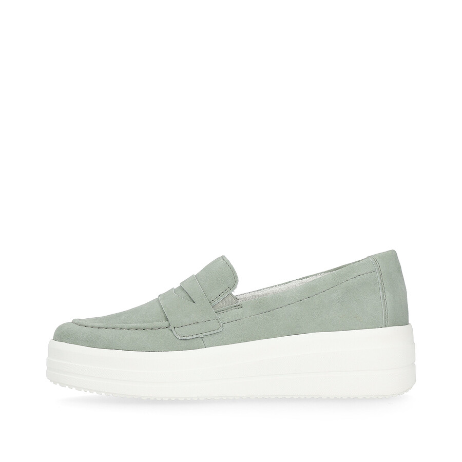 zapatos elásticos verdes para mujer remonte d1c05-52