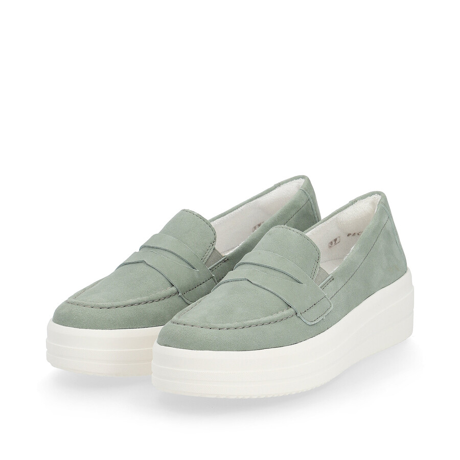 zapatos elásticos verdes para mujer remonte d1c05-52