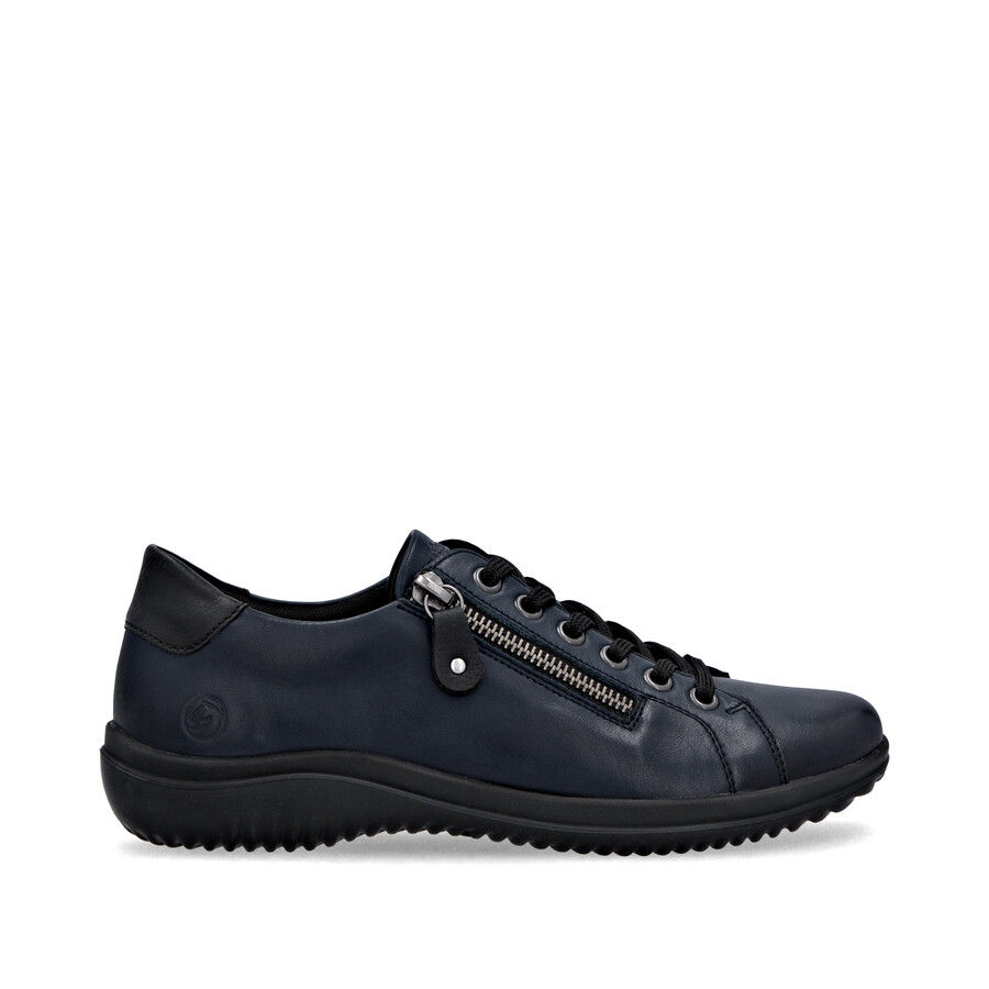 zapatos azules con cremallera para mujer remonte d1e03-14