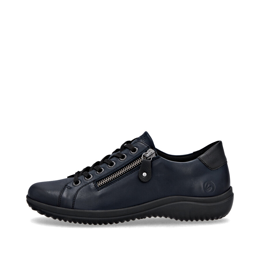 zapatos azules con cremallera para mujer remonte d1e03-14
