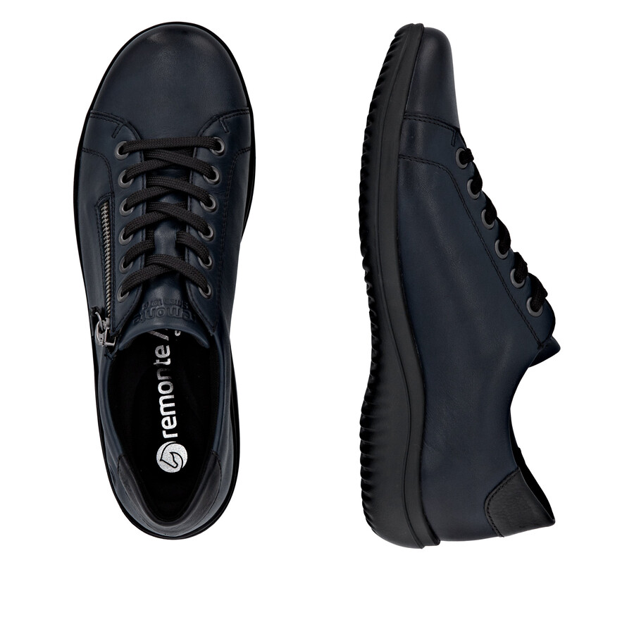 zapatos azules con cremallera para mujer remonte d1e03-14