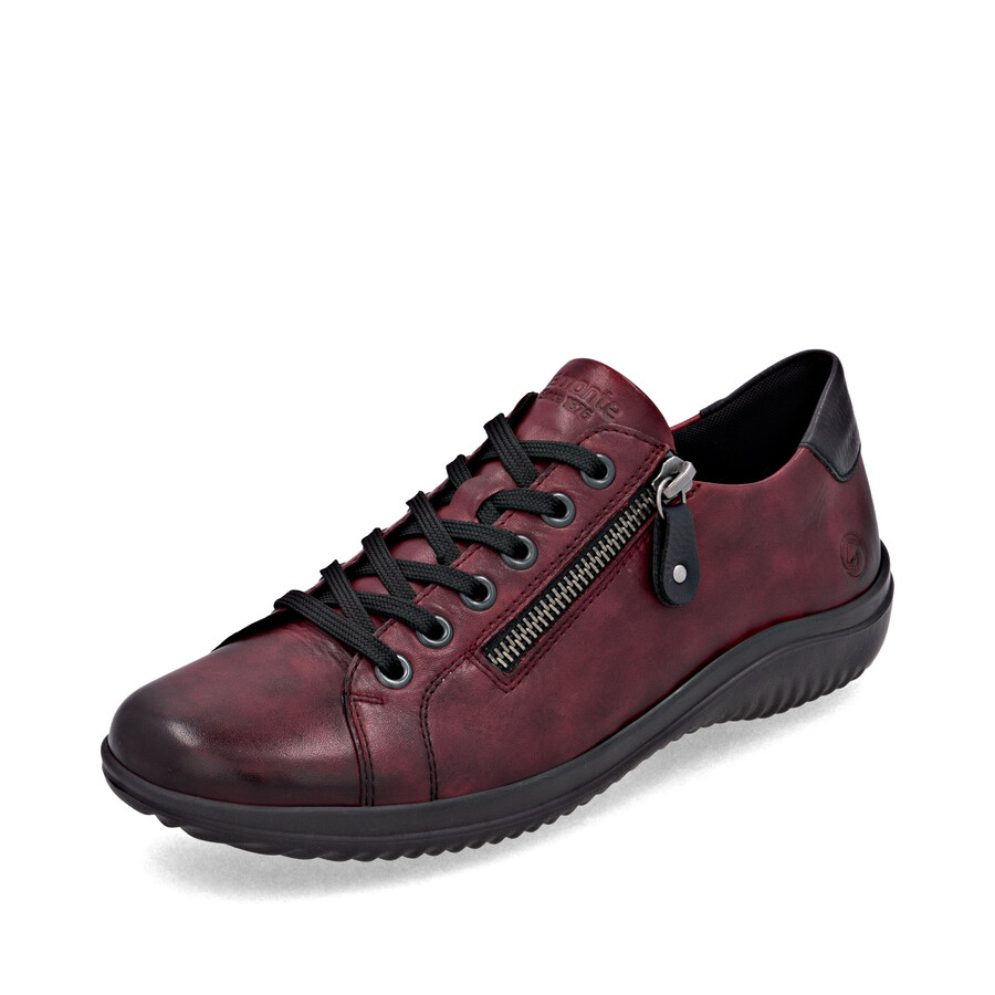 zapatos rojos con cremallera para mujer remonte d1e03-35