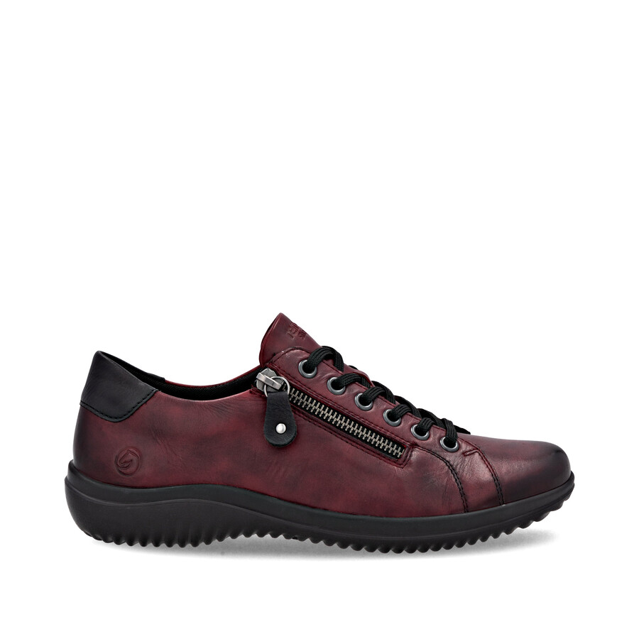 zapatos rojos con cremallera para mujer remonte d1e03-35