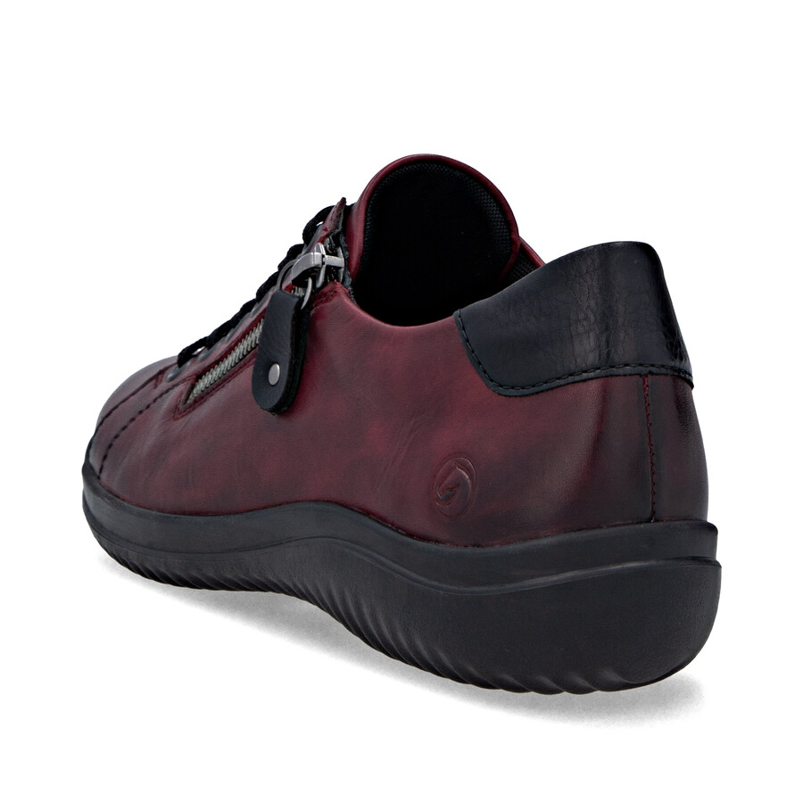 zapatos rojos con cremallera para mujer remonte d1e03-35