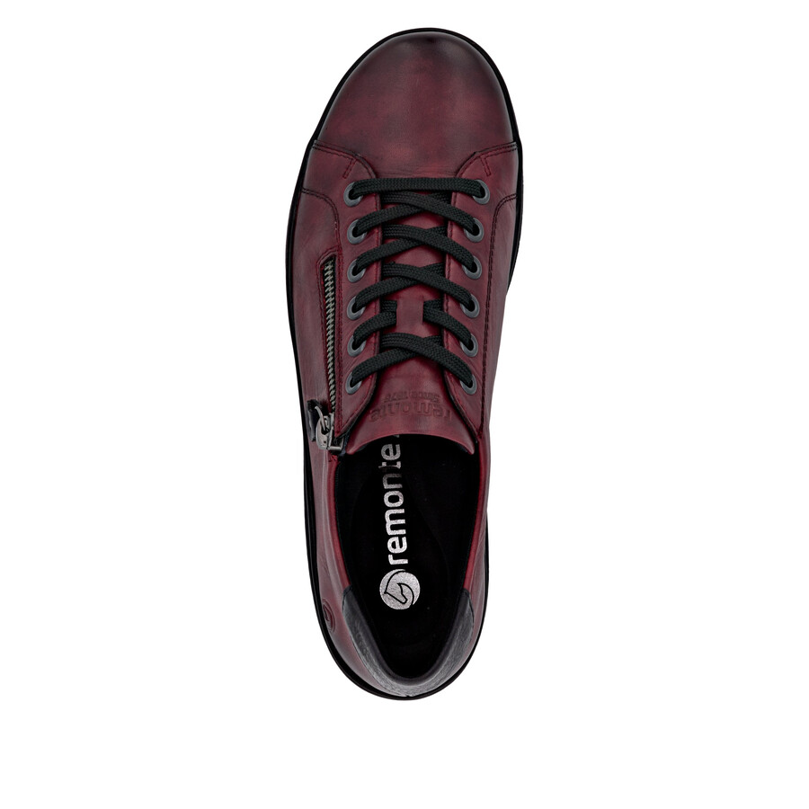 zapatos rojos con cremallera para mujer remonte d1e03-35