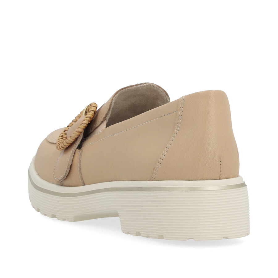 zapatos elásticos marrones para mujer remonte d1h00-20