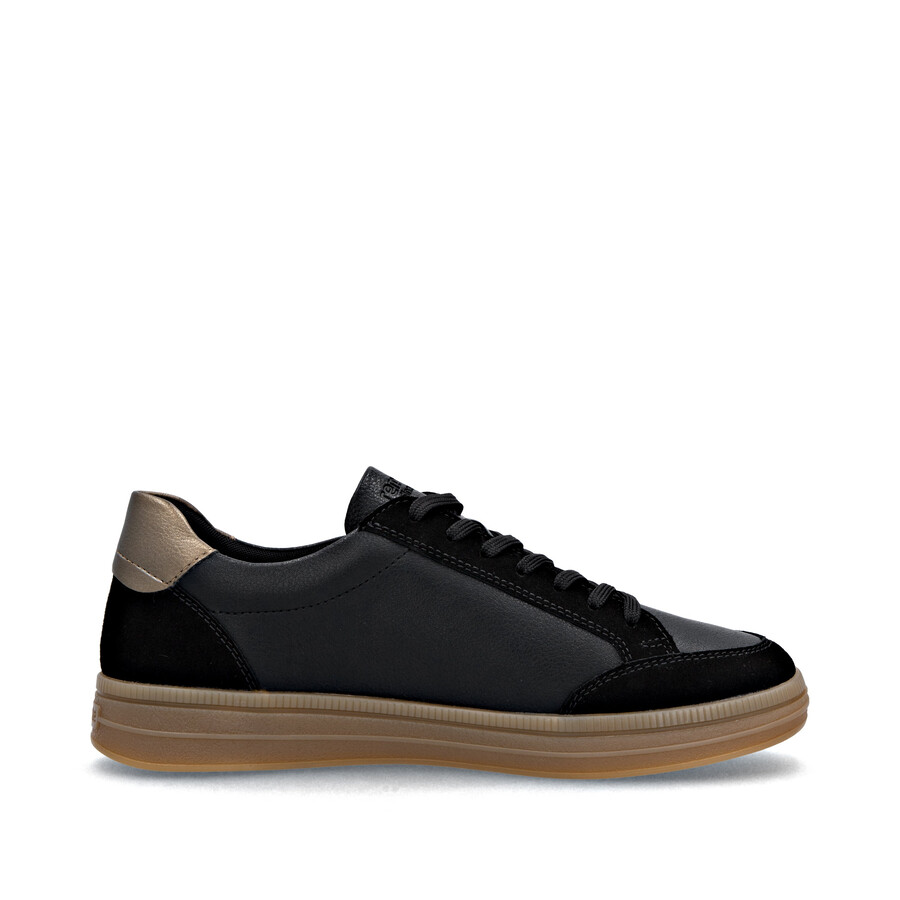 zapatos negros con cremallera para mujer remonte d2c04-03