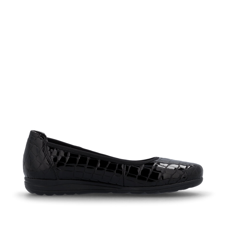 zapatos negros sin cordones para mujer rieker l9350-01