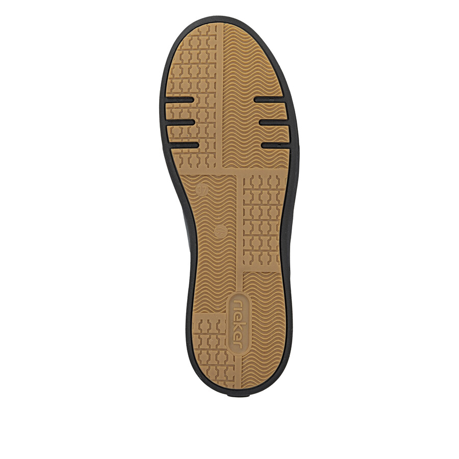 zapatos negros con cremallera para mujer rieker m7711-00