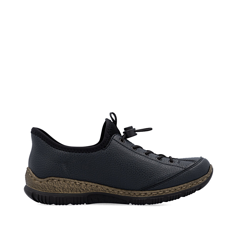 zapatos elásticos azules para mujer rieker n3267-15