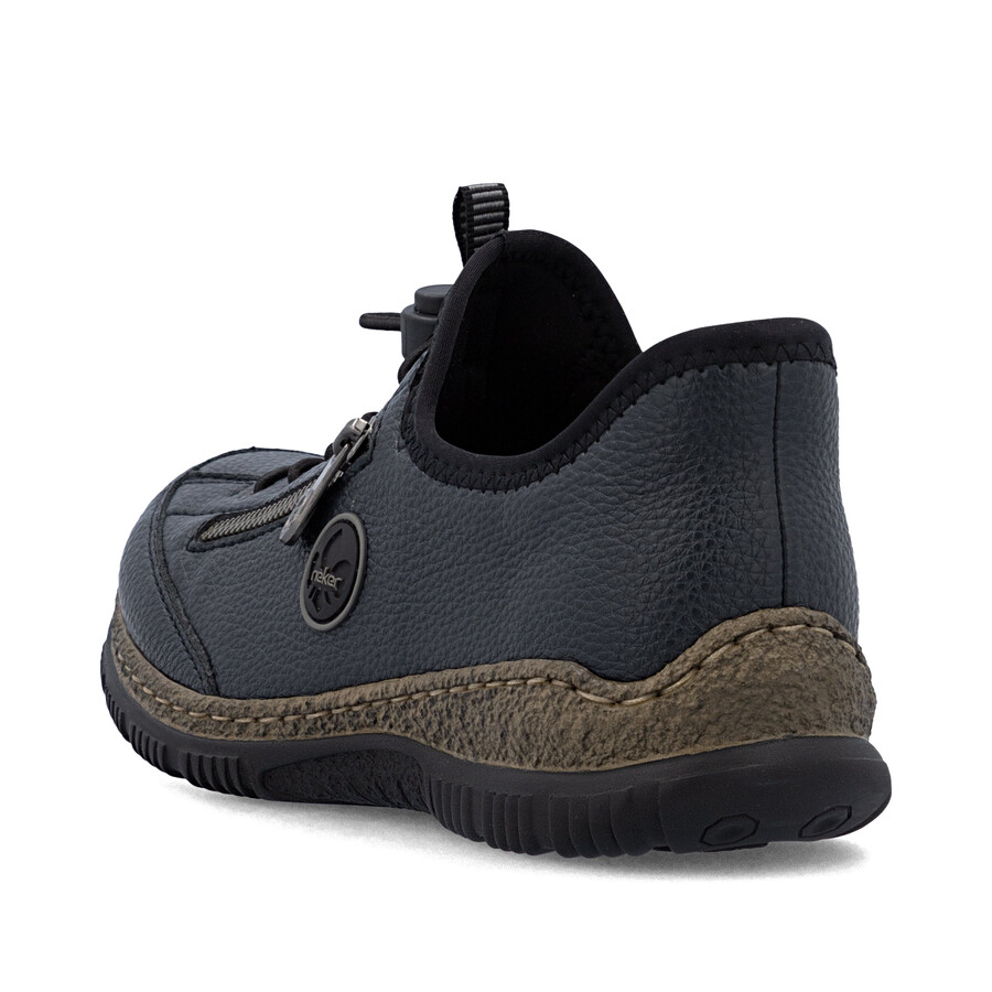 zapatos elásticos azules para mujer rieker n3267-15