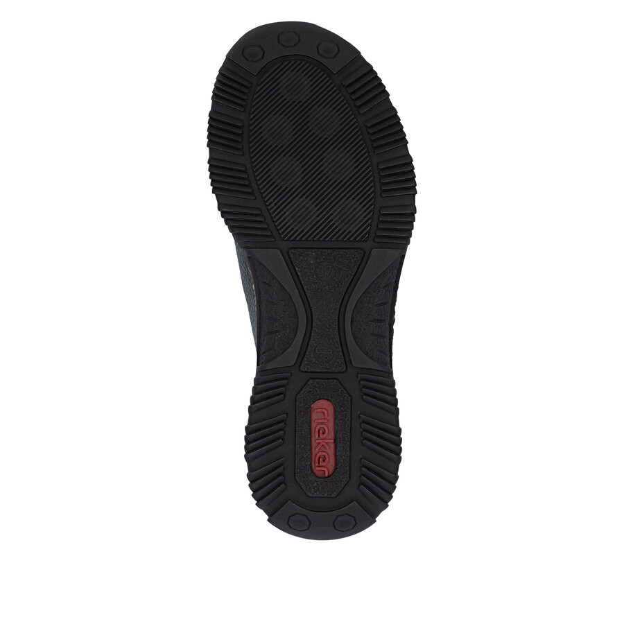 zapatos elásticos azules para mujer rieker n3267-15