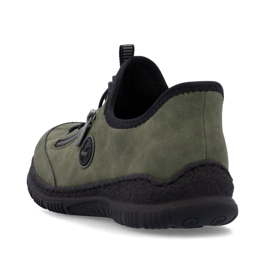 zapatos elásticos verdes para mujer rieker n3267-54
