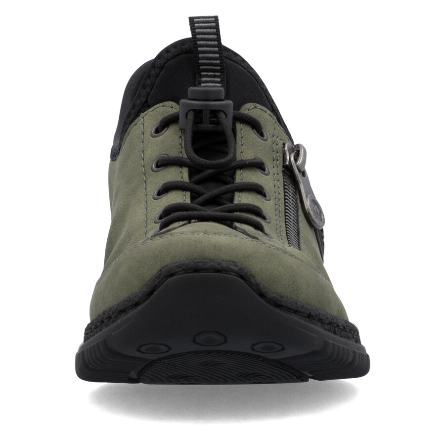 zapatos elásticos verdes para mujer rieker n3267-54