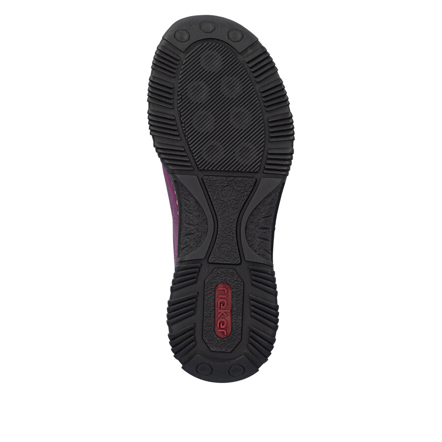 zapatos elásticos rosas para mujer rieker n3271-30