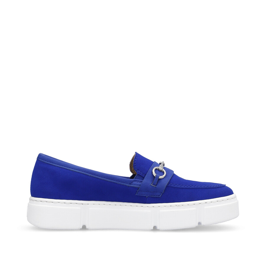 zapatos elásticos azules para mujer rieker n5956-14