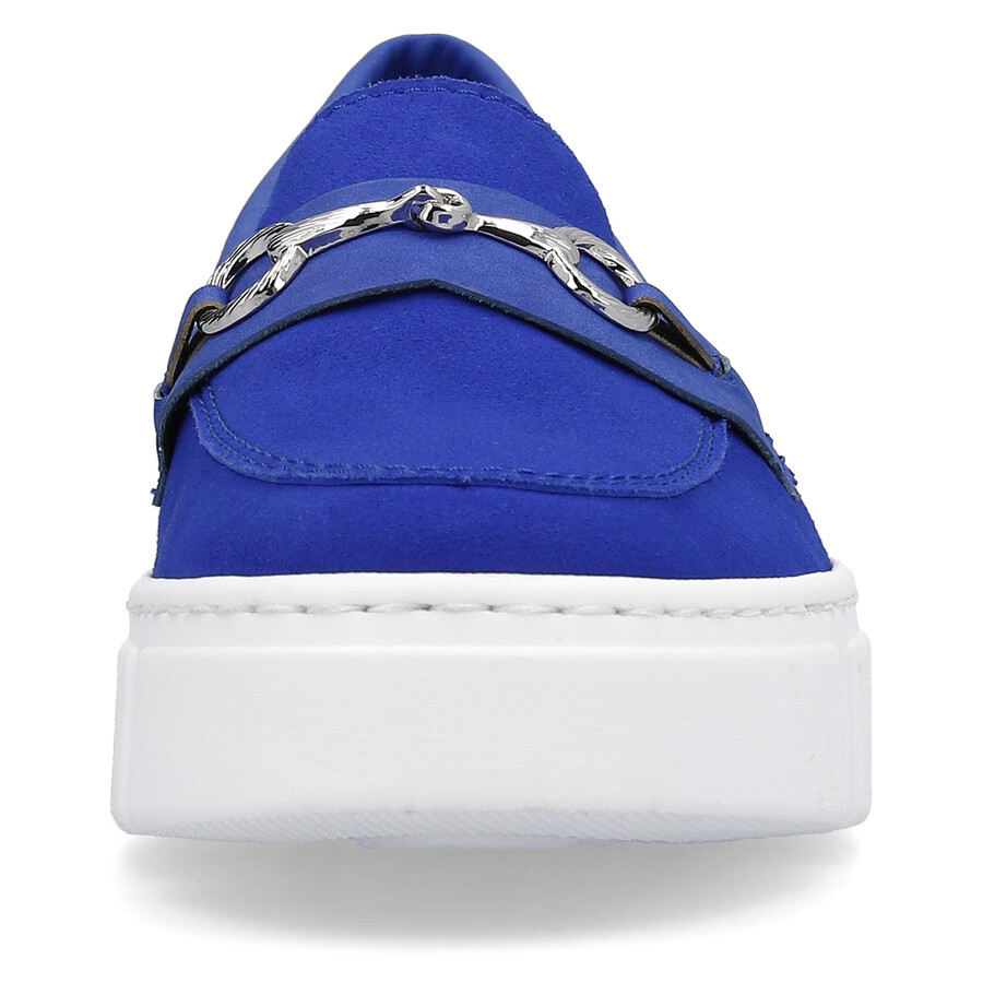 zapatos elásticos azules para mujer rieker n5956-14