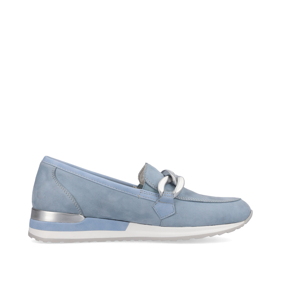 zapatos elásticos azules para mujer remonte r2544-10