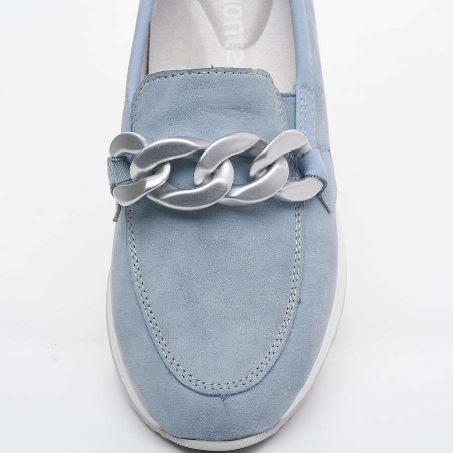 zapatos elásticos azules para mujer remonte r2544-10