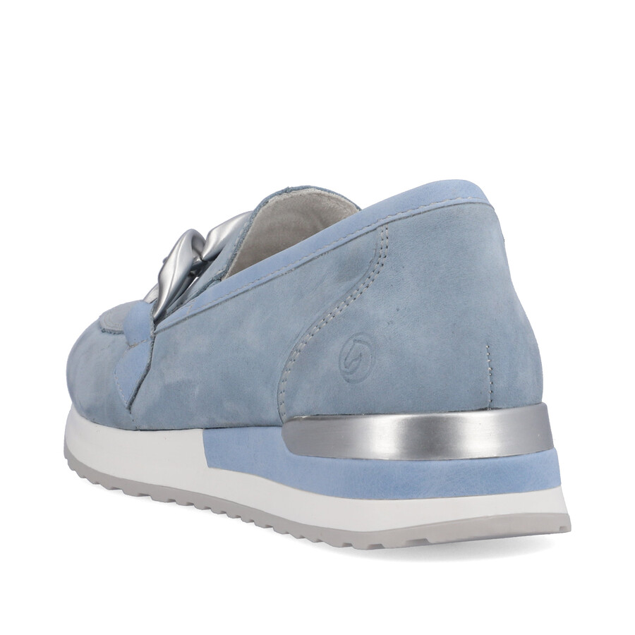 zapatos elásticos azules para mujer remonte r2544-10