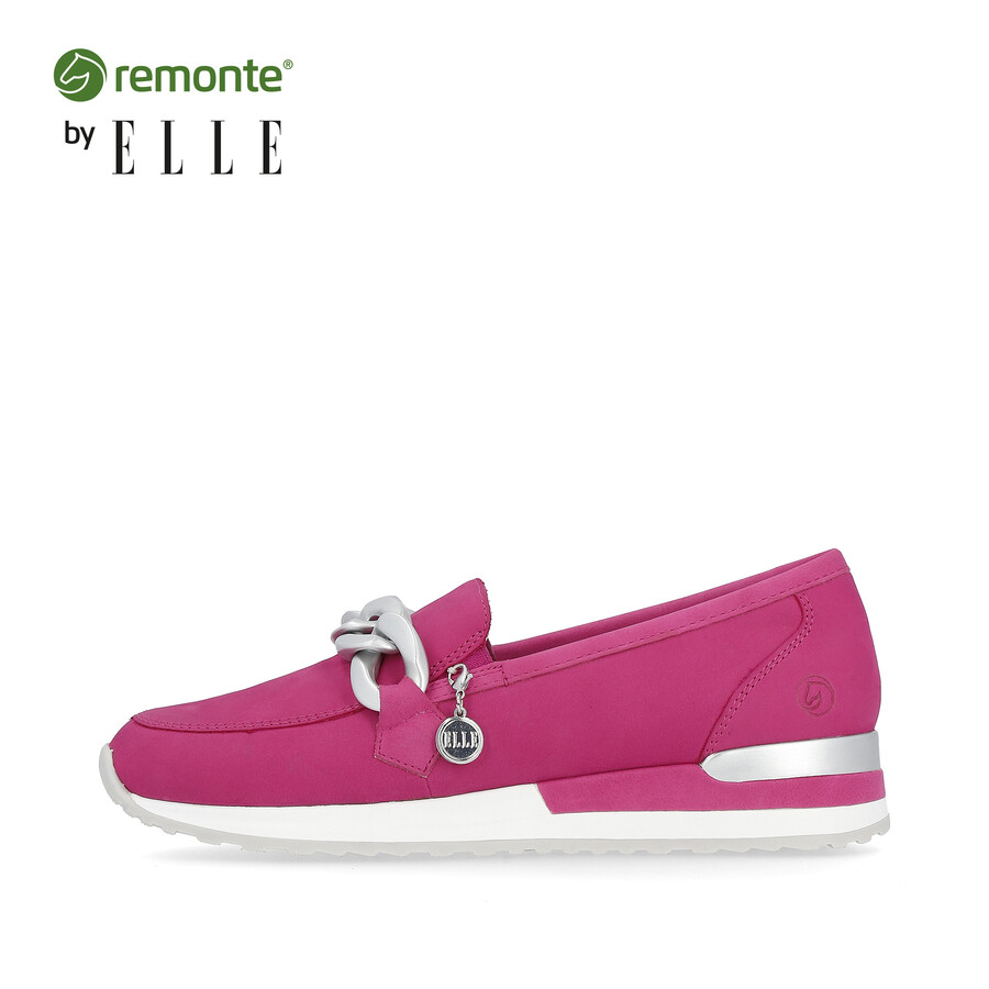 zapatos elásticos rosas para mujer remonte r2544-32